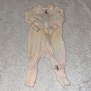Loulou lollipop footie / sleeper 66% tencel lyocell 0-3 months